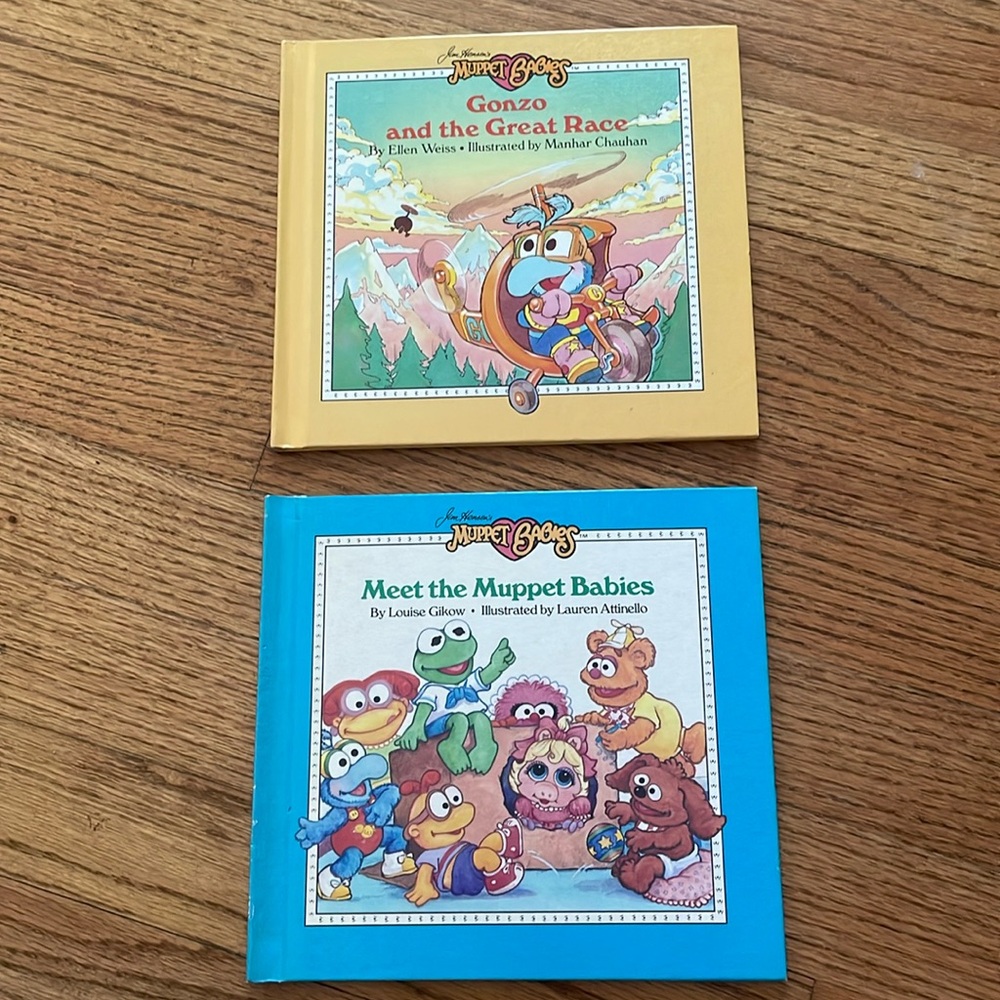 Muppet Babies Books Set of 2